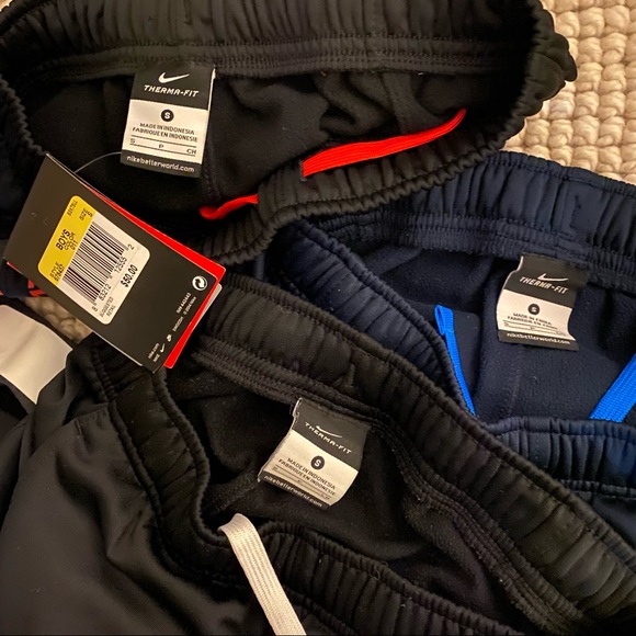 3 pairs Nike Elite pants size small boys black and blue - Picture 5 of 5